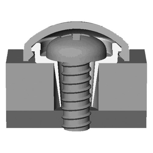 Krytka matíc s&nbsp;podložkou
