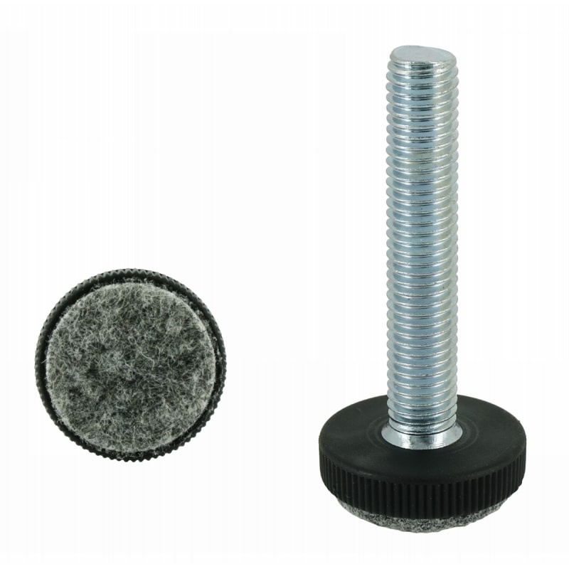 Šroub rektifikační kulatá základna s&nbsp;filcem