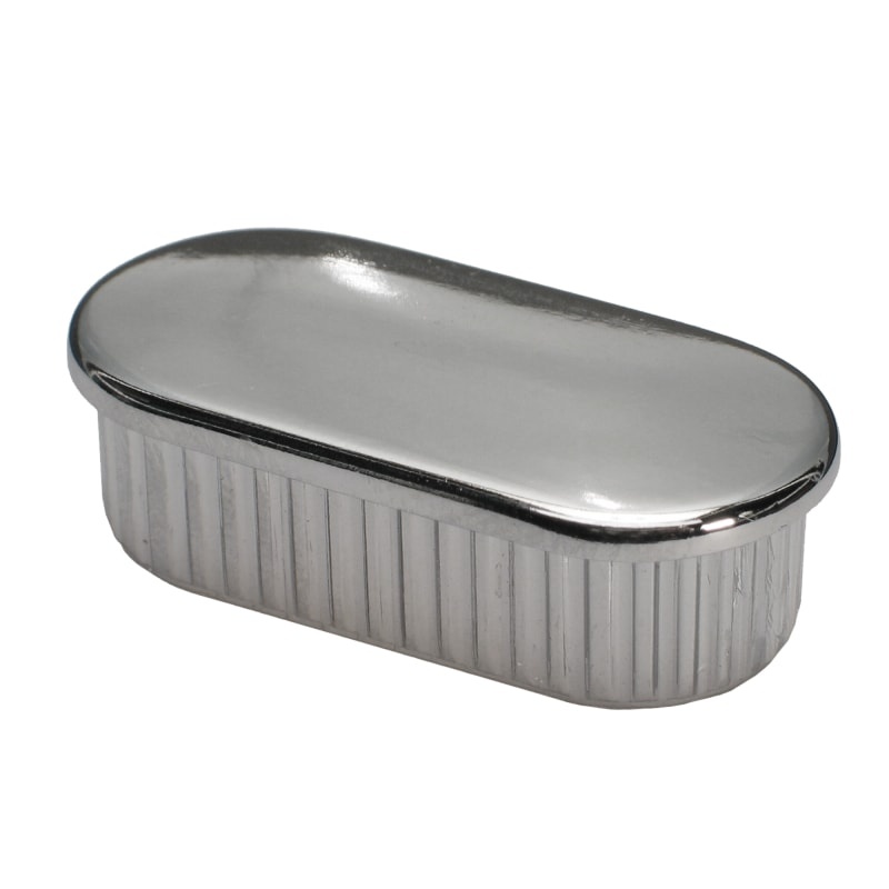 Záslepka oválná – celochromová lesklá