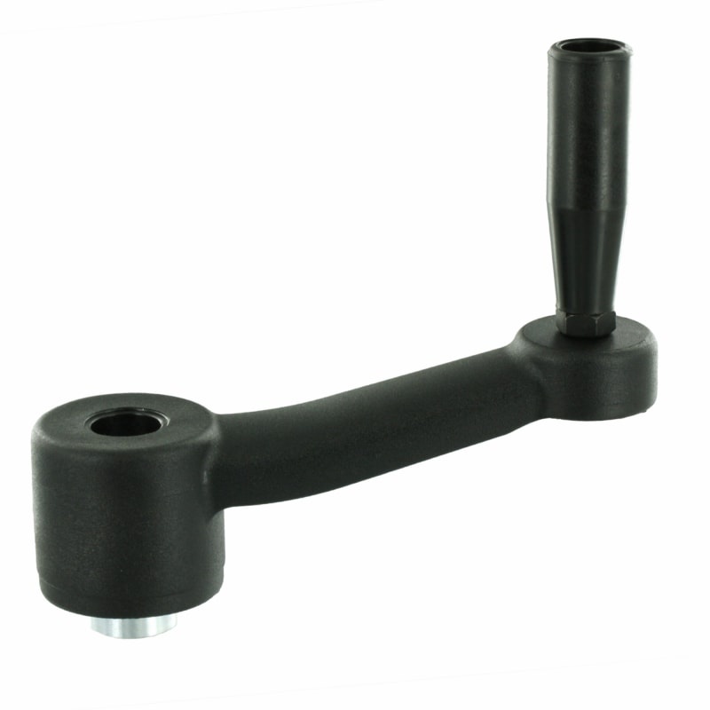 Klika se otočnou rukojetí a průchozím otvorem