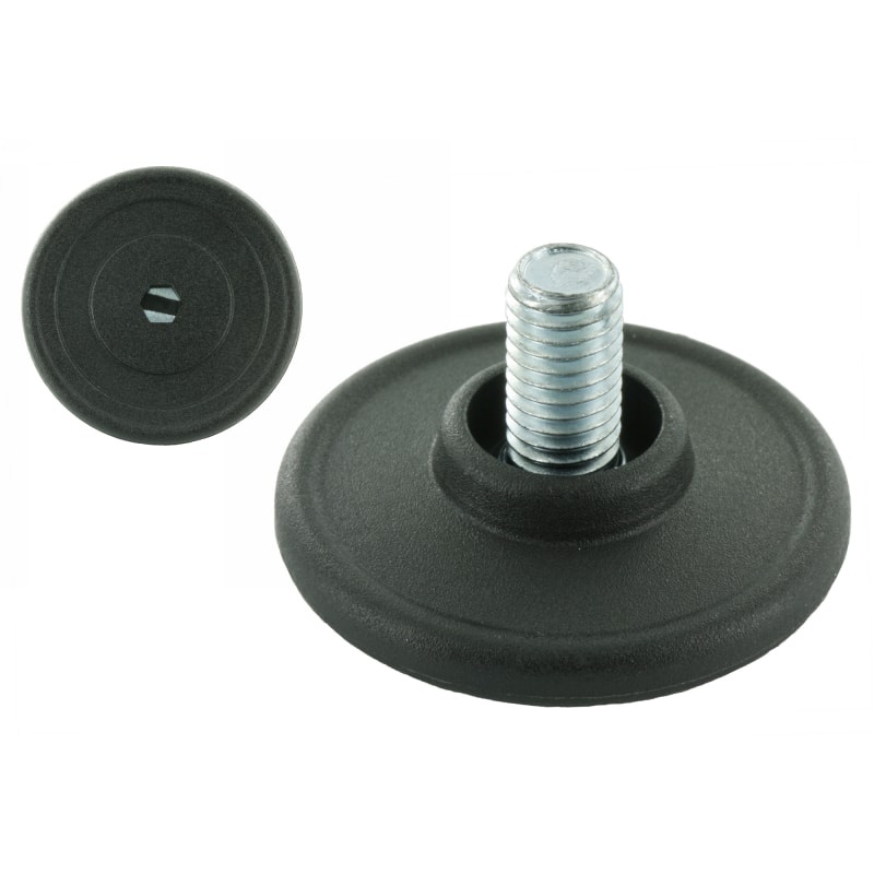 Šroub rektifikační kulatá základna