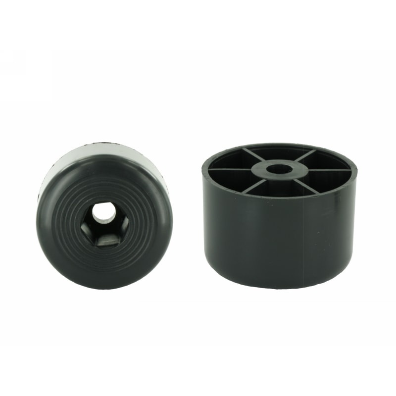 Nábytková noha s&nbsp;vnitřním šestihranem a protiskluzem