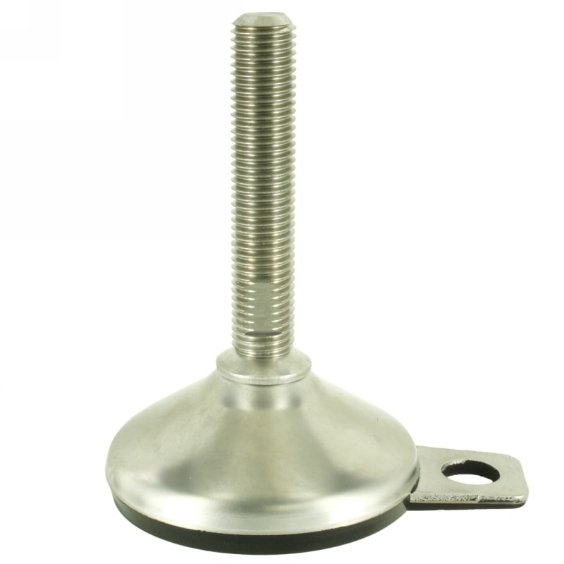 Noha ke strojům s&nbsp;upevňovacím otvorem – nerez