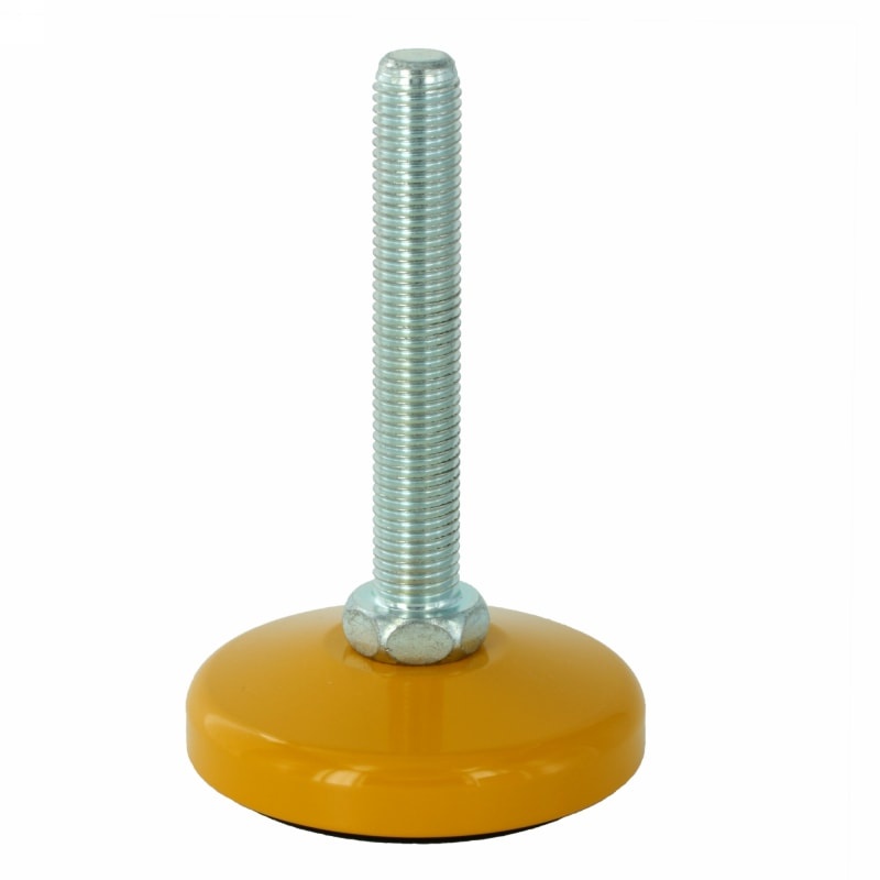 Noha ke strojům s&nbsp;protiskluzovou podložkou – pozink