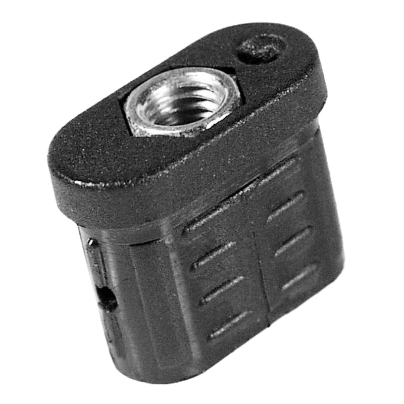 Záslepka oválná s&nbsp;kovovým závitem