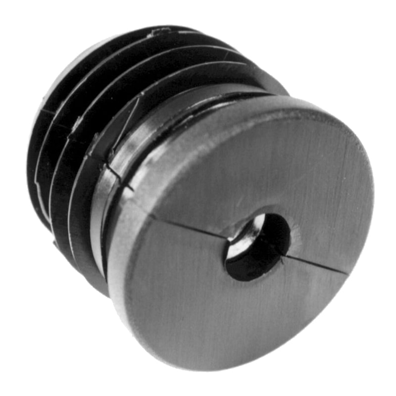 Záslepka kulatá plastová s&nbsp;kovovým závitem