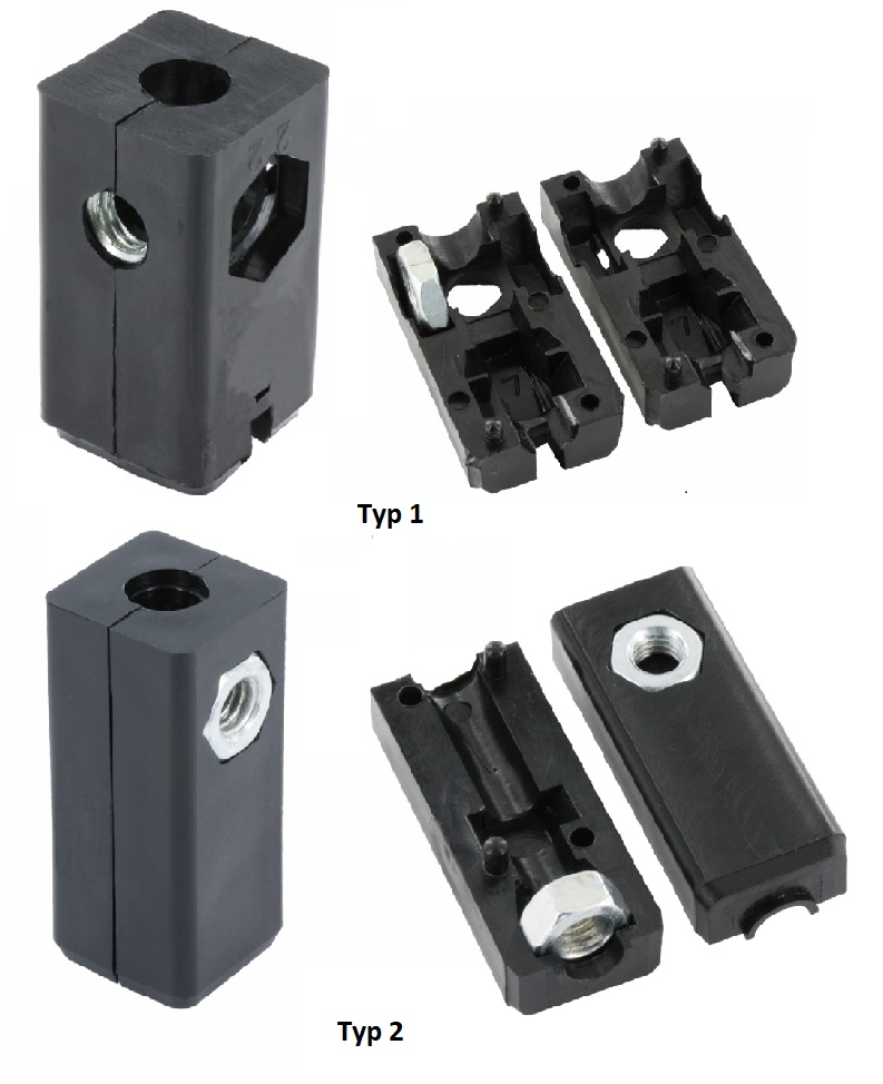 Rohová spojka pro jekly s&nbsp;maticí – šroubovací