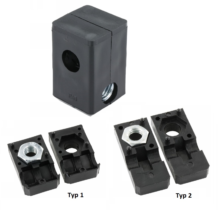 Rohová spojka pro jekly s&nbsp;maticí – šroubovací