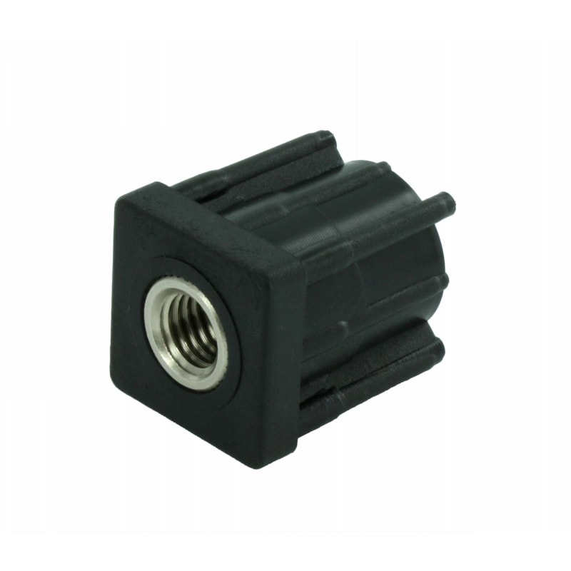 Záslepka čtvercová s&nbsp;ocelovým závitem